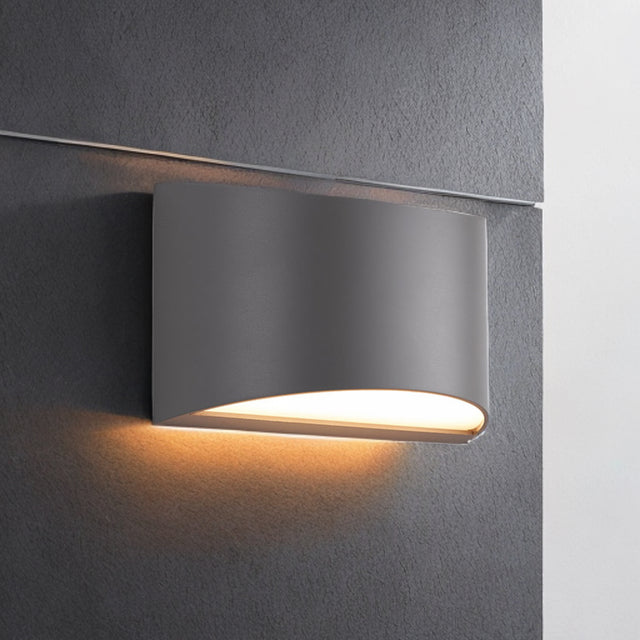 Grey Polycarbonate Corrosion Proof Led Outdoor Wall Light