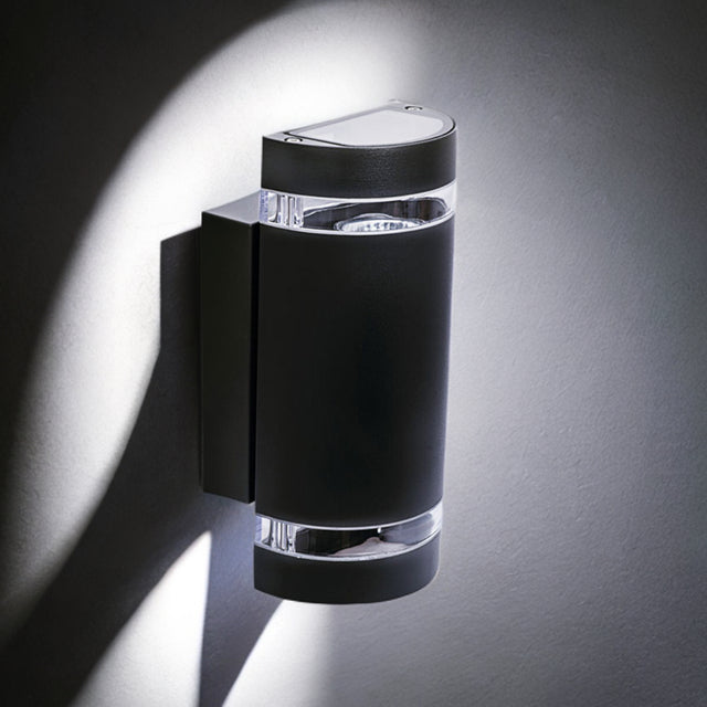 Alta Black 2 Light Up/Down Wall Light