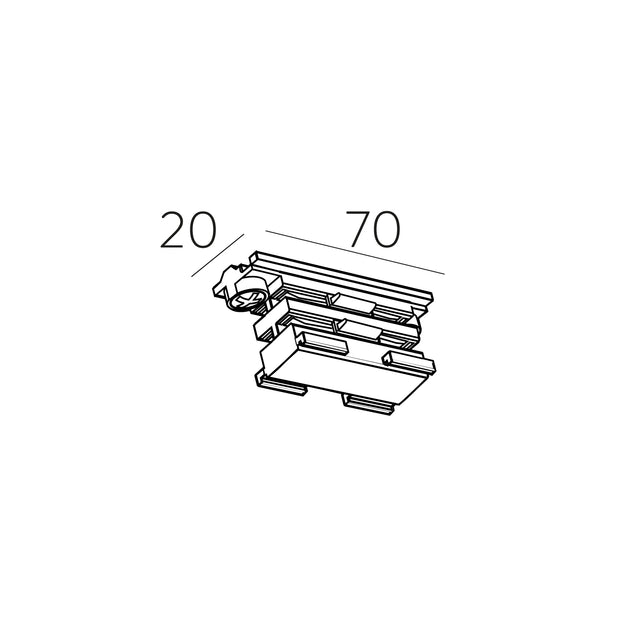 3-PHASE TRACK STRAIGHT JOINT