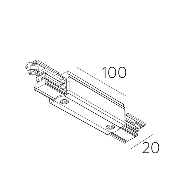 3-PHASE TRACK STRAIGHT LONG JOINT