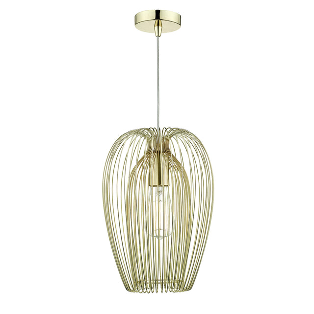 Ero 1 Light Pendant Gold