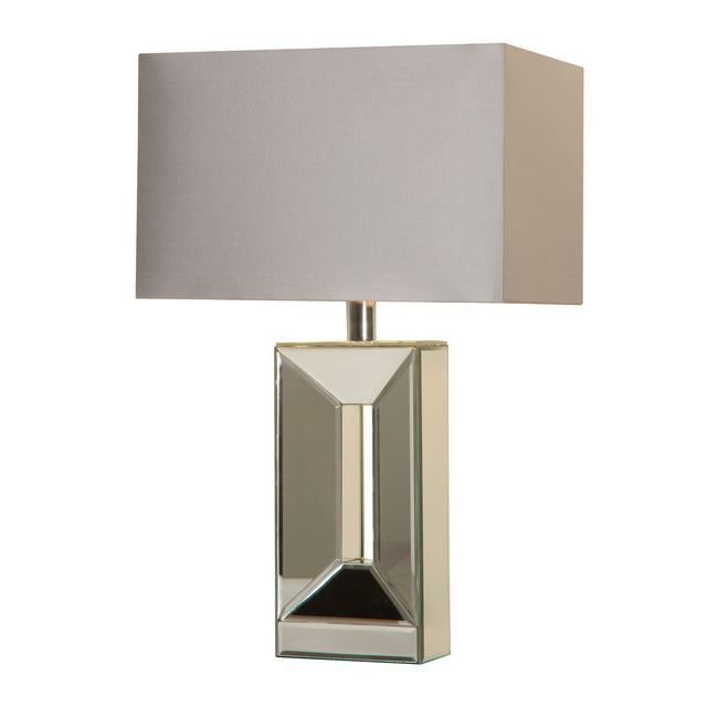 Megan 1Lt Table Lamp, Mirror