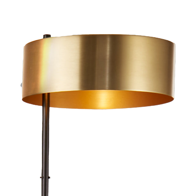 Knox Floor Lamp - Black & Gold Metal