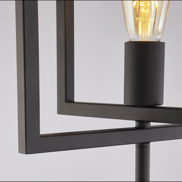 Plaza Floor Lamp - Matt Black Metal