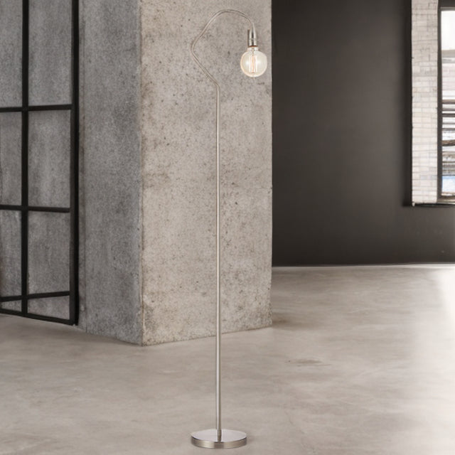Satin Nickel Venus Floor Lamp (Bulb Not Incl.)