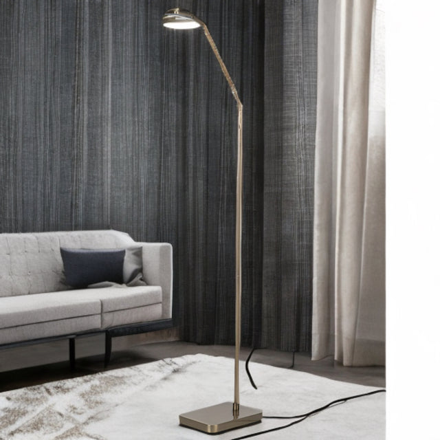 Antique Brass Led Floor Lamp