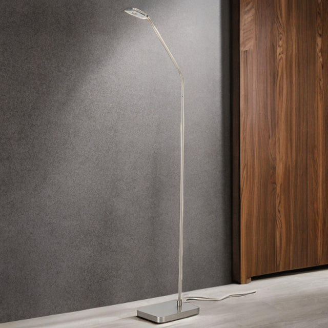 Satin Nickel Led Floor Lamp