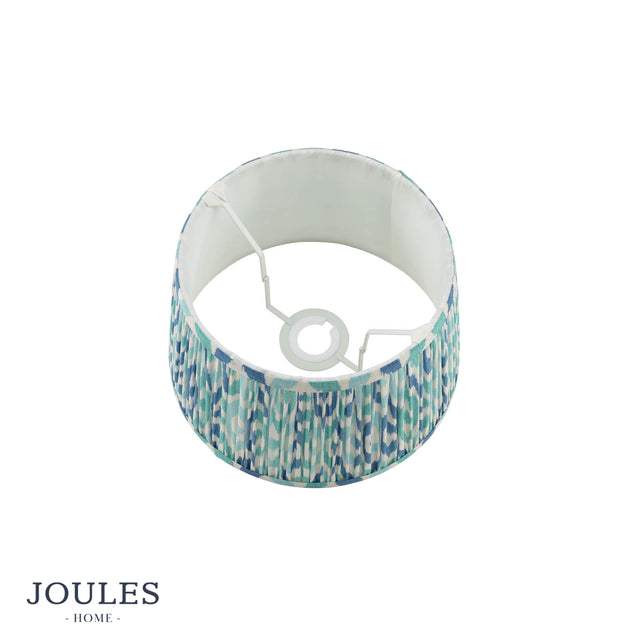 Joules Folly Pleated Shade Ikat Blue 25cm