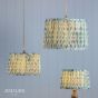 Joules Folly Pleated Shade Ikat Blue 25cm