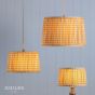 Joules Folly Pleated Shade Yellow Geo 25cm