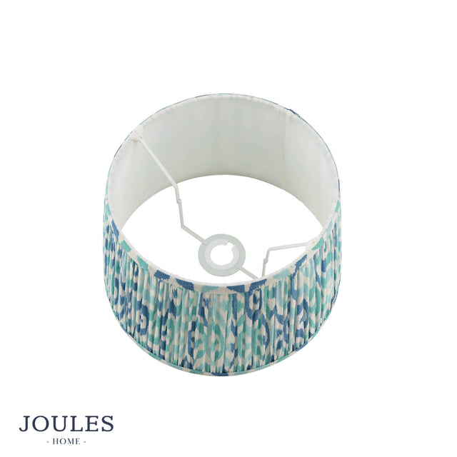 Joules Folly Pleated Shade Ikat Blue 30cm