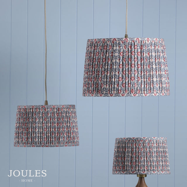 Joules Folly Pleated Shade Floral Foula 30cm