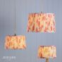 Joules Folly Pleated Shade Tree Of Life Cream & Pink 40cm