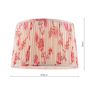 Joules Folly Pleated Shade Tree Of Life Cream & Pink 40cm