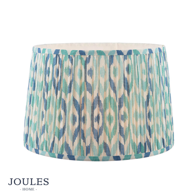 Joules Folly Pleated Shade Ikat Blue 40cm