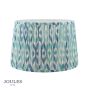 Joules Folly Pleated Shade Ikat Blue 40cm