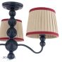 Joules Harewood 3 Light Semi Flush Navy Blue