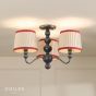 Joules Harewood 3 Light Semi Flush Navy Blue