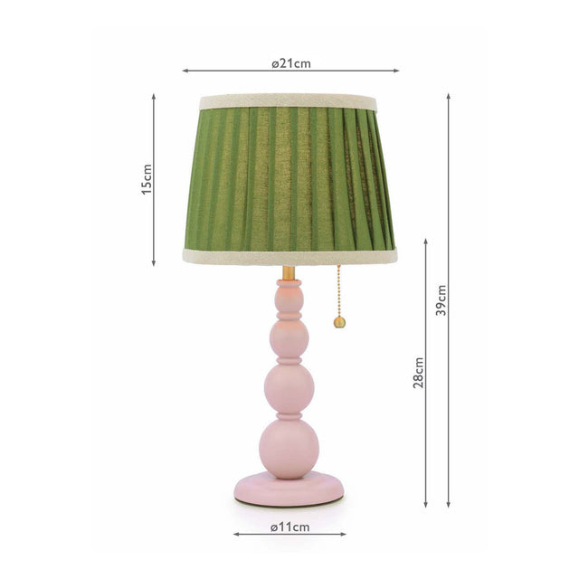 Joules Harewood Table Lamp Pink