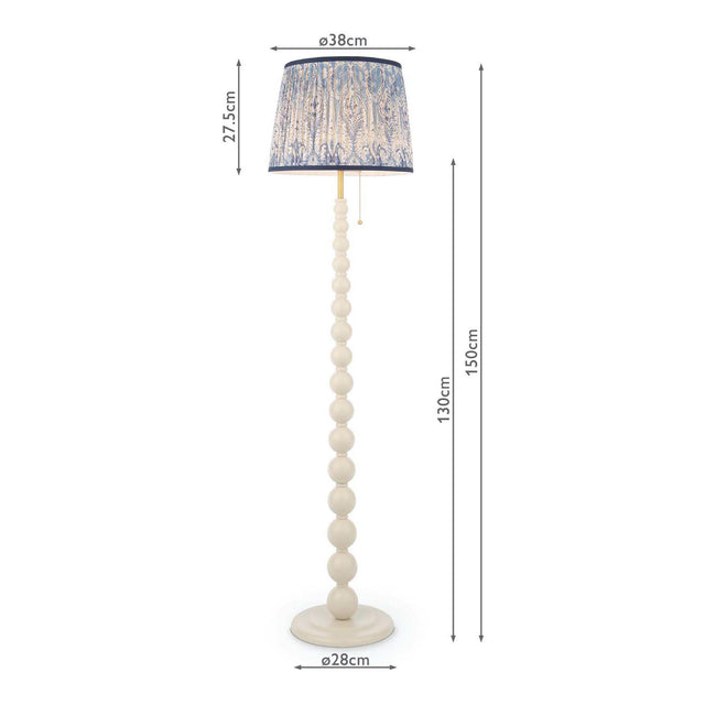 Joules Harewood Floor Lamp Cream