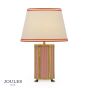 Joules Helmingham Claw Foot Table Lamp Red Stripe