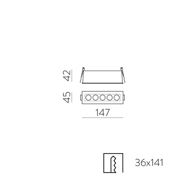 Invisible Recessed