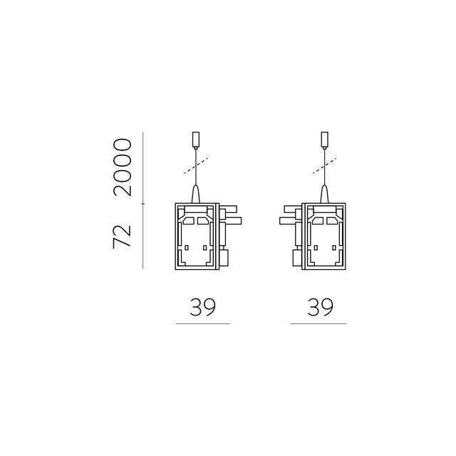Invisible Union L Pendant Kit