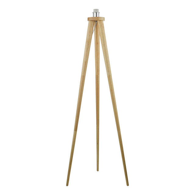 Ivor Floor Lamp Light Wood Base Only