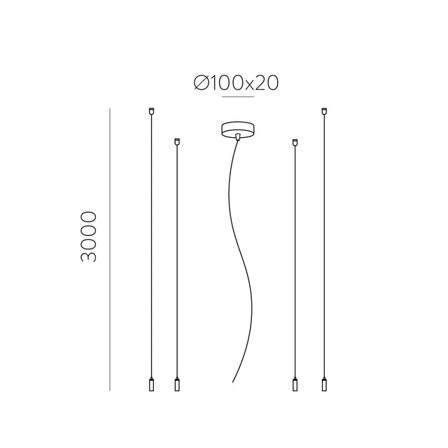 INSTALADO CABLE TRANSP DALI (3.1m) Y 4 TENSORES ACCERO(3m) Y FIJACIONES