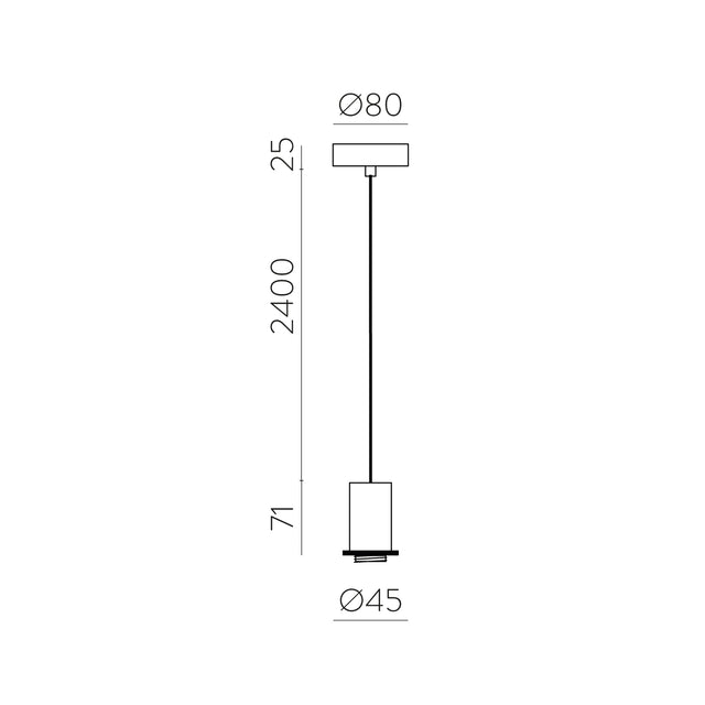 Set Floron "TYPE B" Pendant LED E27 1x15W