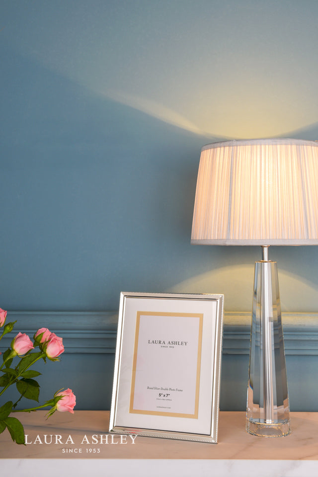 Laura Ashley Boxed Photo Frame Polished Silver 5x7"