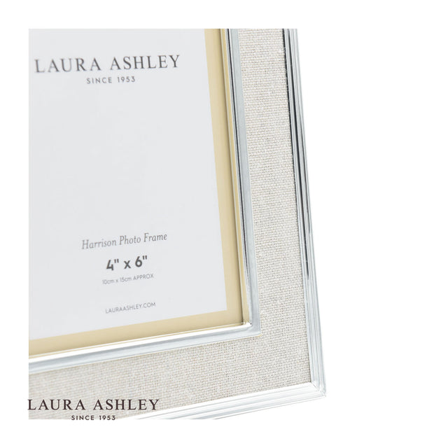 Laura Ashley Harrison Photo Frame Linen 4x6"