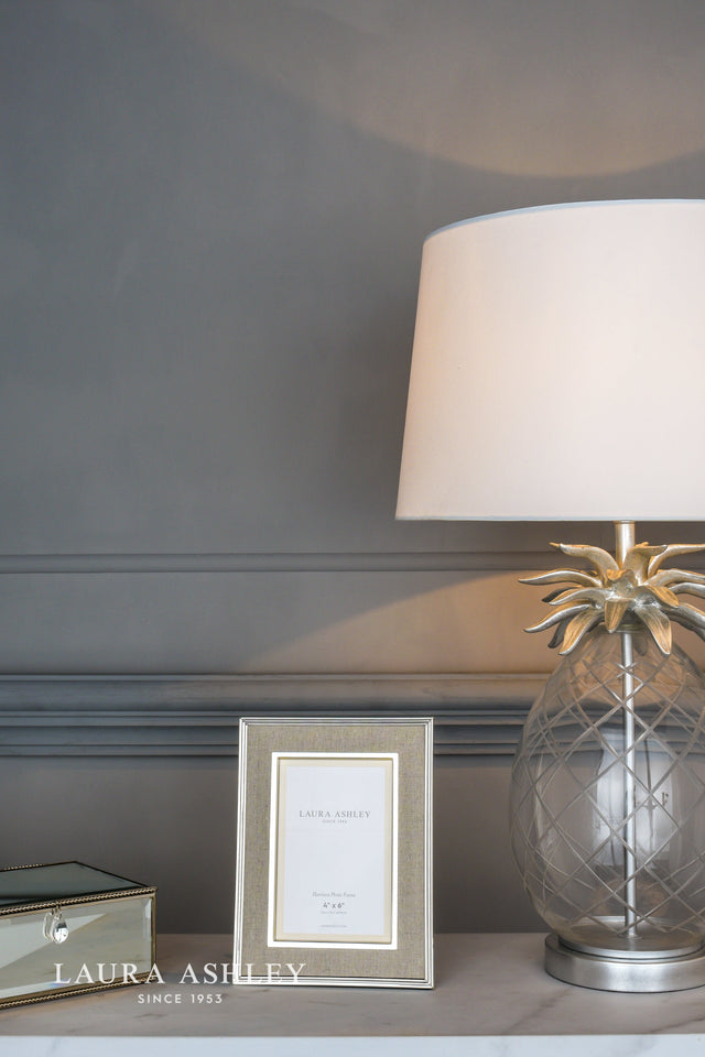 Laura Ashley Harrison Photo Frame Linen 4x6"