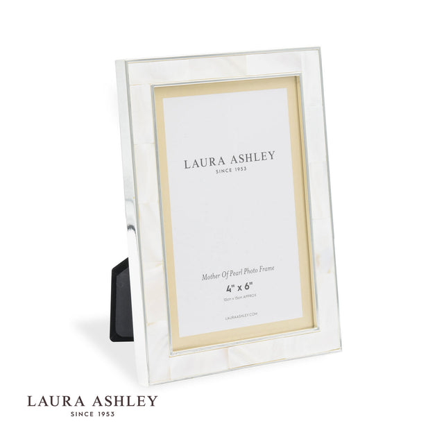 Laura Ashley Mother Of Pearl Photo Frame 4x6"
