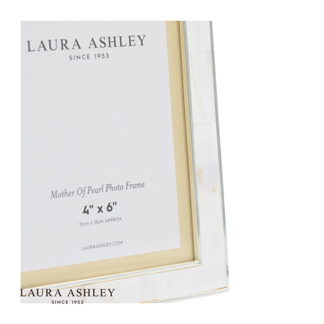 Laura Ashley Mother Of Pearl Photo Frame 4x6"