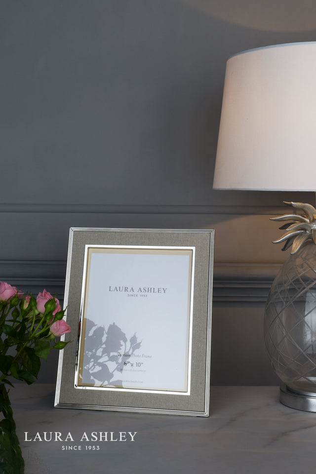 Laura Ashley Harrison Photo Frame Linen 8x10"