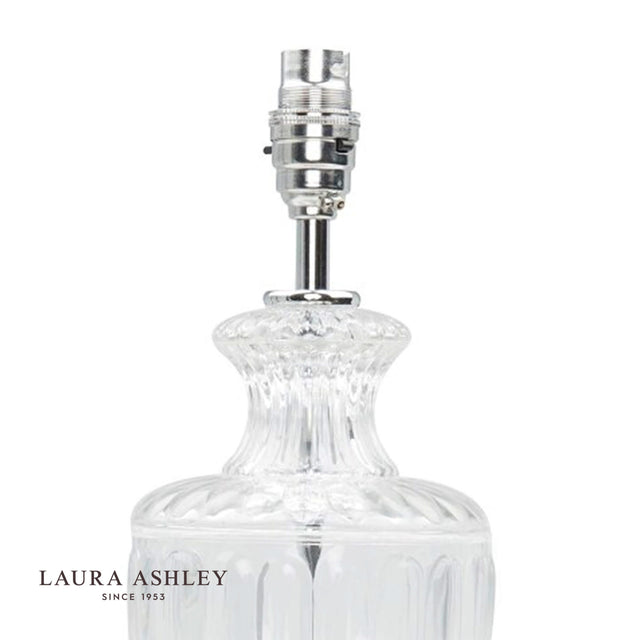 Laura Ashley Meredith Small Table Lamp Cut Glass Crystal Base Only