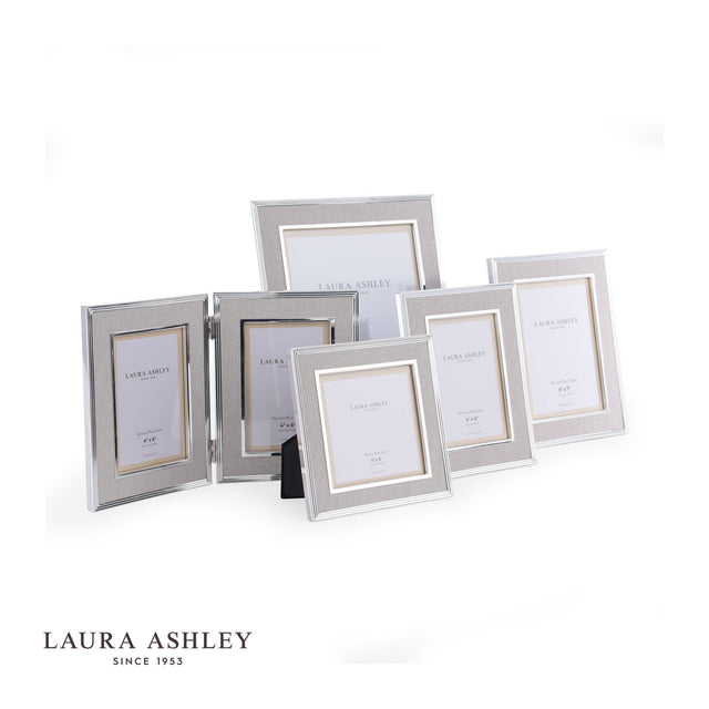 Laura Ashley Harrison Photo Frame Linen 5x7"