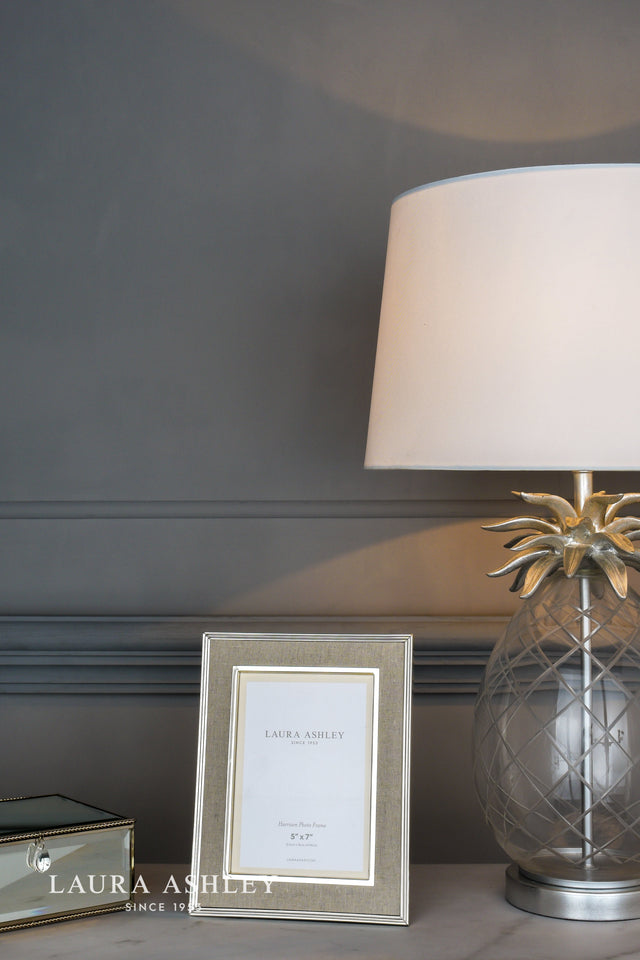 Laura Ashley Harrison Photo Frame Linen 5x7"