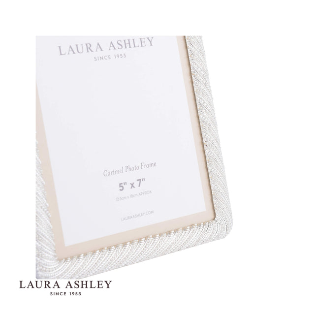 Laura Ashley Cartmel Photo Frame Polished Silver 5x7 inch