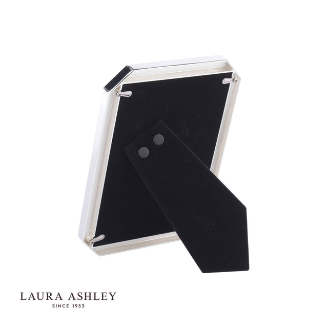 Laura Ashley Wren Photo Frame Polished Silver Glitter 4x6 Inch
