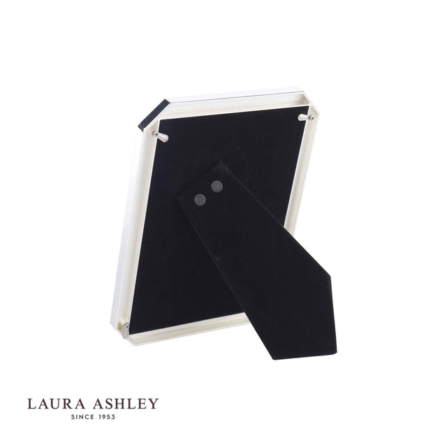 Laura Ashley Wren Photo Frame Polished Silver Glitter 5x7 Inch