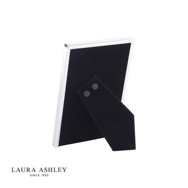 Laura Ashley Steynton Photo Frame Polished Silver 4x6 Inch