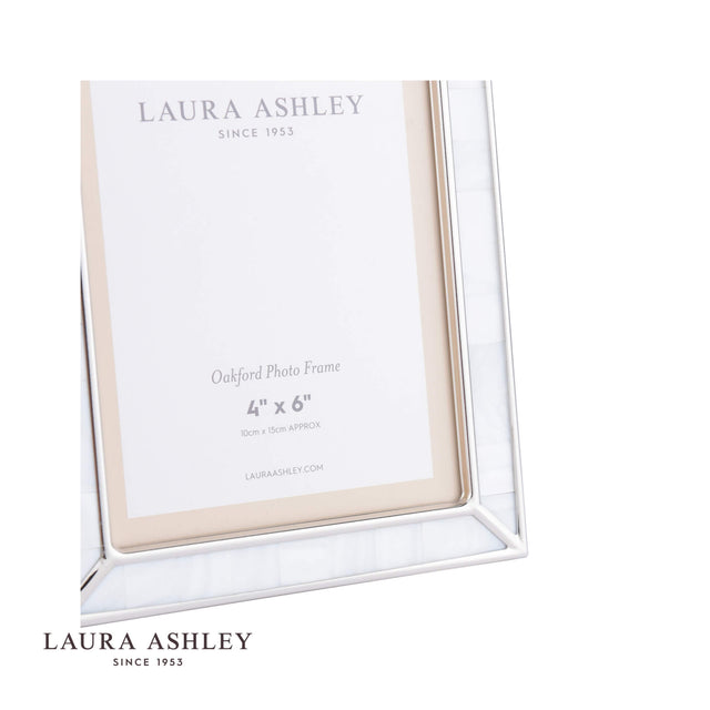 Laura Ashley Oakford Photo Frame Mother Of Pearl 4x6 Inch
