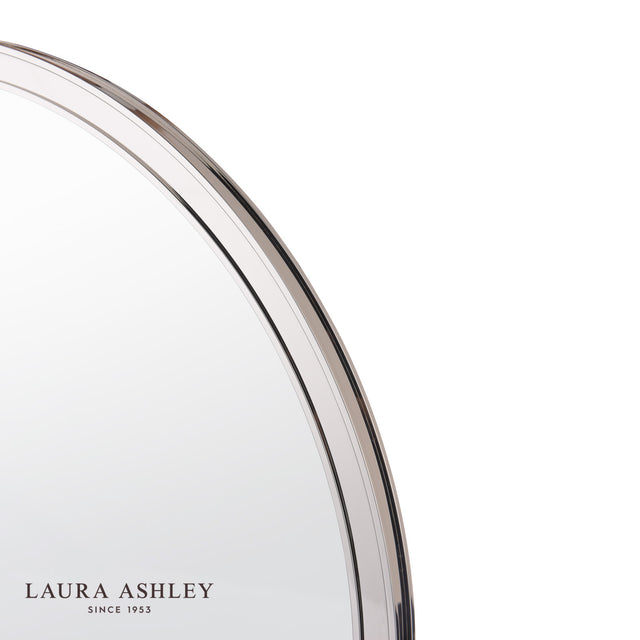 Laura Ashley Harrington Mirror Polished Nickel 60 X 60cm