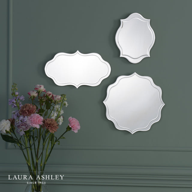 Laura Ashley Rochelle Mirror Black 28cm