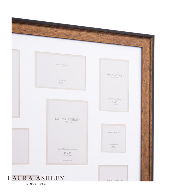 Laura Ashley Cara Photo Frame Bronze With 9 Apertures
