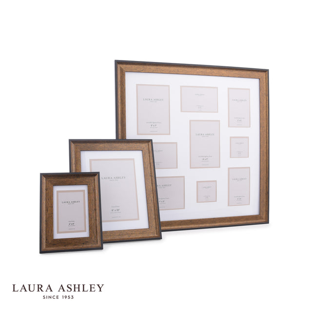 Laura Ashley Cara Photo Frame Bronze With 9 Apertures