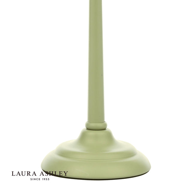 Laura Ashley Cordwell Table Lamp Matt Green With Shade
