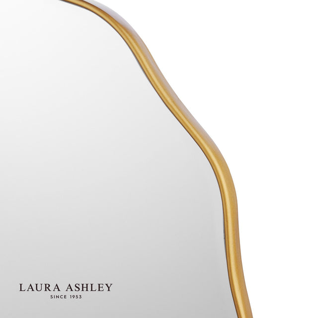 Laura Ashley Medora Mirror Matt Gold 60cm